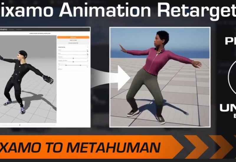 Mixamo动作赋予到UE5metahuman的方式-数字折叠