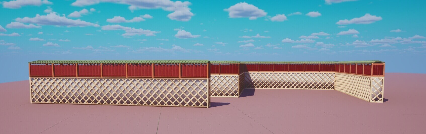 程序化木围墙工具DF_WoodWall