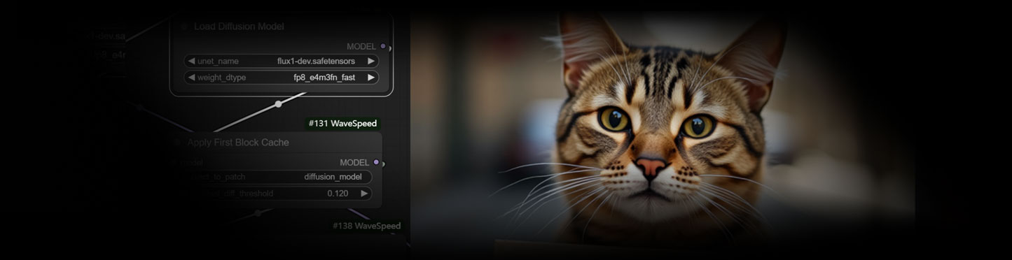 ComfyuUI模型加速插件Comfy-WaveSpeed