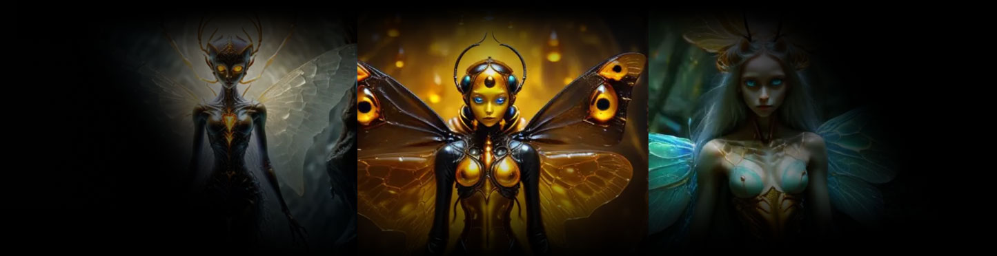 Hybridexa XL LoRA 昆虫 风格Lora模型