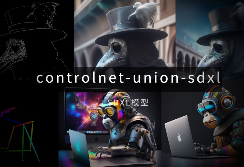 controlnet-union-sdxl-1.0 组合控制模型-数字折叠