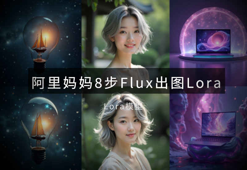阿里妈妈Flux 8步出图Lora flux.1 turbo alpha-数字折叠