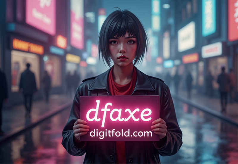 赛博朋克女生dfaxe-数字折叠