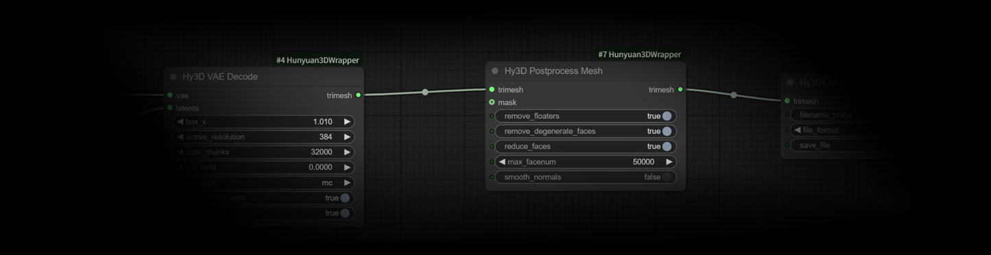 混元3d插件ComfyUI-Hunyuan3DWrapper
