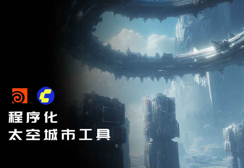 Houdini程序化太空城市工具DF_SpaceCity-数字折叠