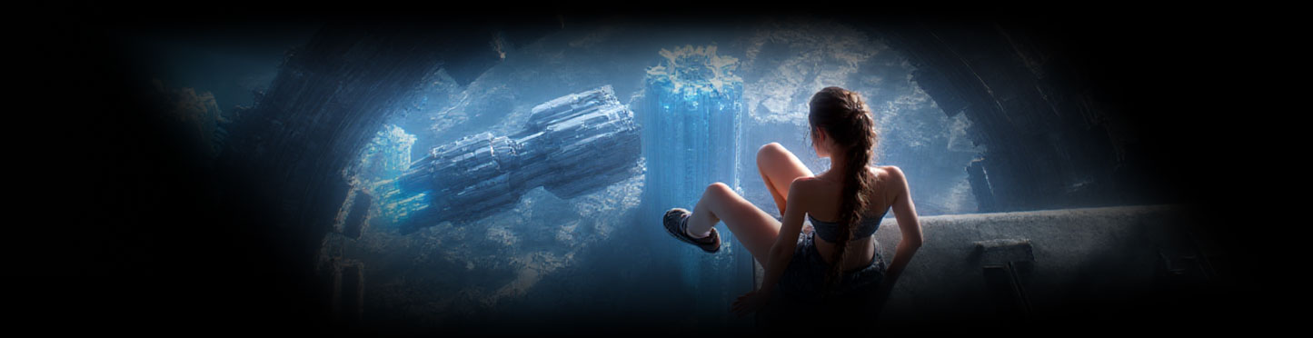 混元3D+程序化城市制作《太空梦境》-数字折叠