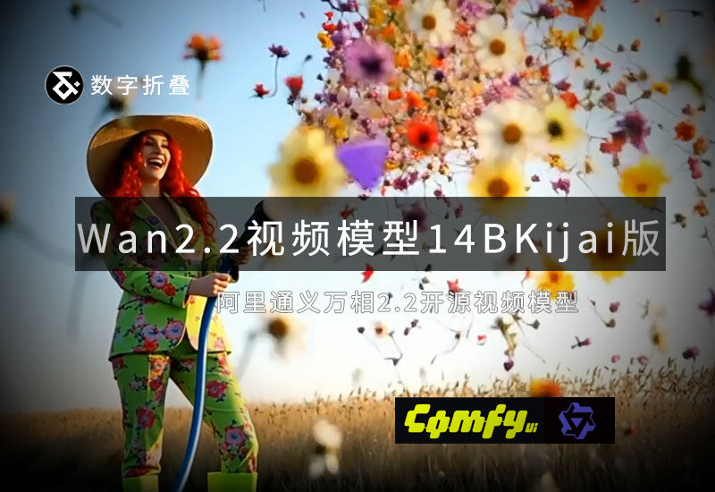 Wan2.2视频模型14B kijai版-数字折叠