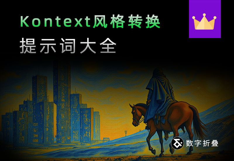 Kontext风格转绘提示词大全-数字折叠