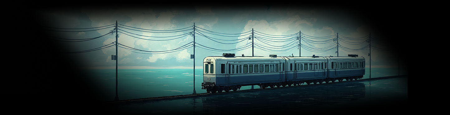 Houdini列车工具+AI制作宫崎骏的海上火车-数字折叠