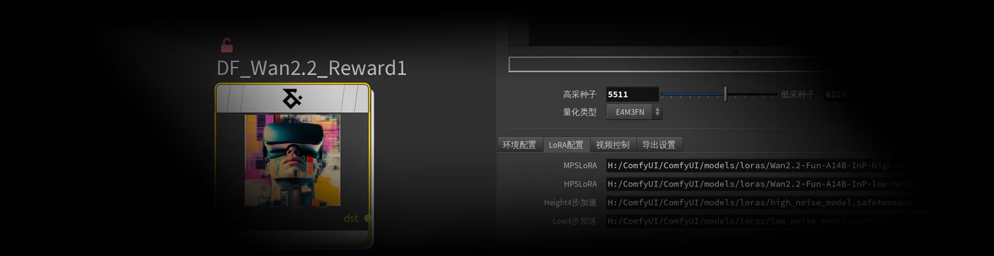 Wan2.2偏好奖励与4步加速图生视频工作流DF_Wan2.2_Reward