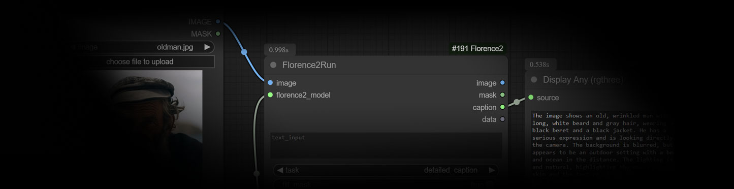 ComfyUI-Florence2图像提示词反推插件+模型
