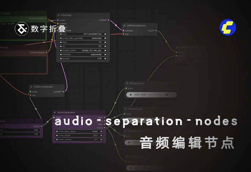 音频处理插件audio-separation-nodes-comfyui-数字折叠