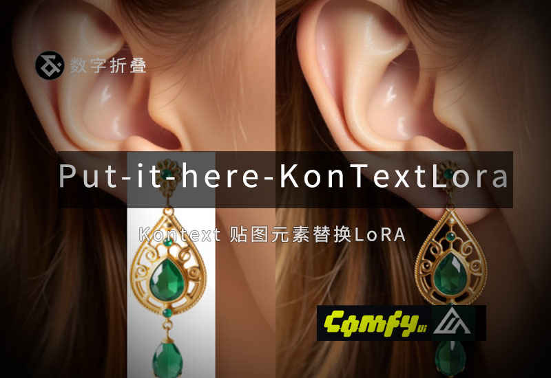 Kontext 贴图元素替换LoRA put it here-数字折叠