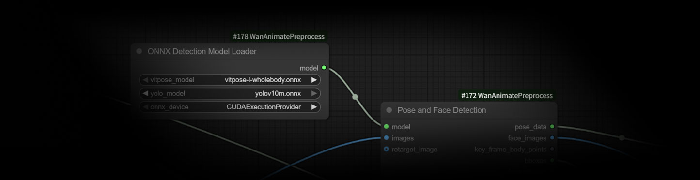 视频角色面部与POS提取插件ComfyUI-WanAnimatePreprocess