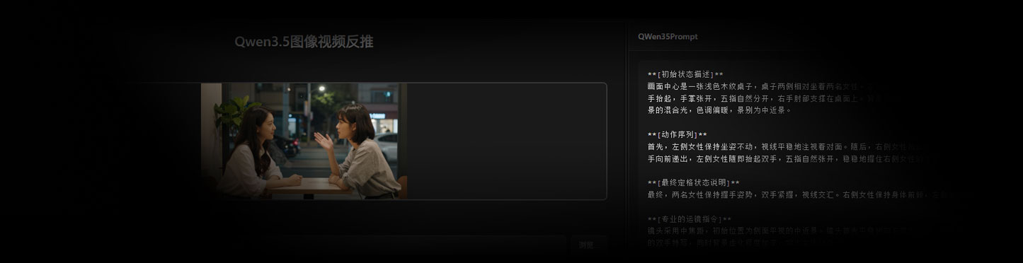 Qwen3.5图像、视频反推工作流