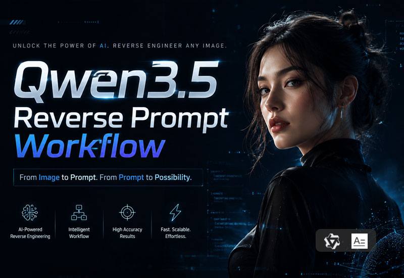 Qwen3.5图像视频提示词反推工作流（DFCine画布版）-数字折叠