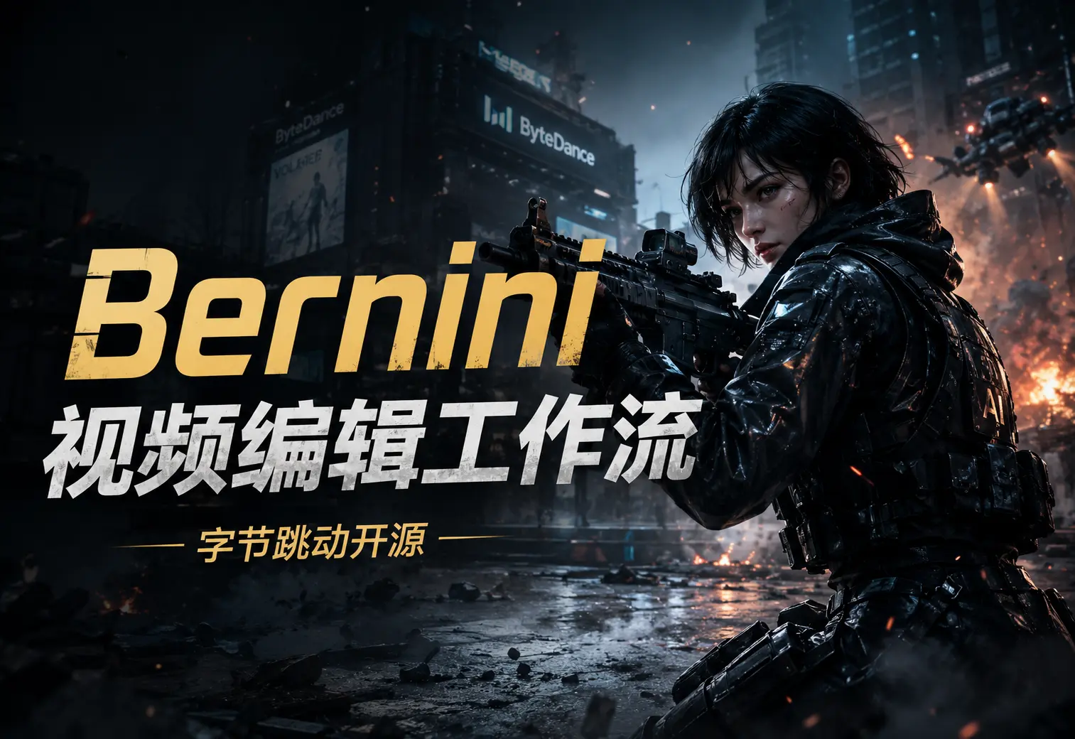 Bernini视频编辑工作流-数字折叠