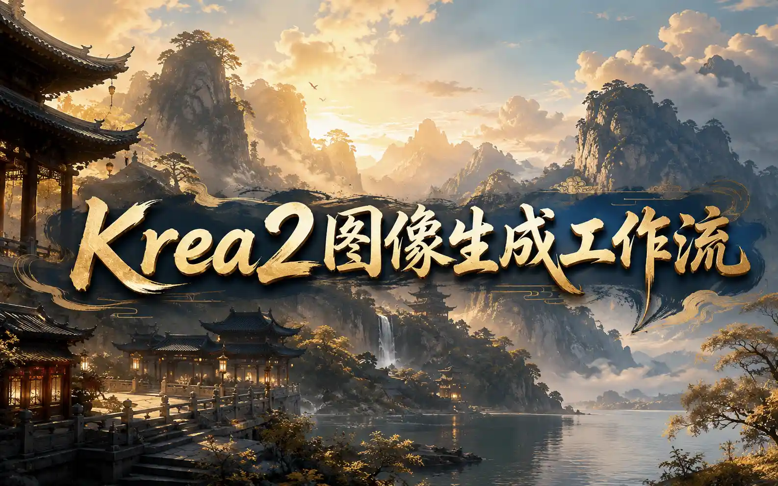 Krea2图像生成工作流-数字折叠